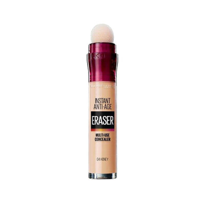 Maybelline New York Instant Anti Age Eraser Concealer - Anti Aging, Dark Circle Coverage, 04 Honey Shade