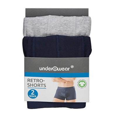 Erkek: Organic Cotton Men's Underwear Boxer Briefs 2-Pack - Comfort, Breathable & Supportive