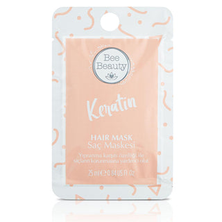 Bee Beauty Keratin Hair Mask - Nourishing Treatment for Damaged Hair, 0.85 fl oz