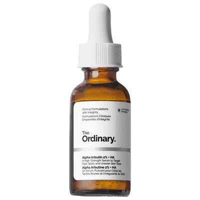 The Ordinary Alpha Arbutin 2% + HA Hyperpigmentation Serum - Vegan, Cruelty-Free, Gluten-Free Dark Spot Corrector for Al
