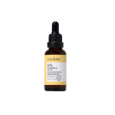 Coskim 5% Vitamin C Serum: Brighten Skin, Reduce Dark Spots & Acne Scars - Vegan, Alcohol-Free Formula for Radiant Compl