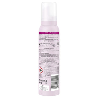 taft-curl-flex-hair-mousse-150ml, taft-curl-flex-mousse-packaging, curly-hair-styled-with-taft-mousse Taft Curl & Flex Hair Mousse - Define & Add Volume | 150 ml Taft Curl & Flex Mousse 150 ml - Define Curls taft, curl-flex, hair-mousse, curly-hair, volume, hold-3, ai-generated, hair-care, hair-styling, mousse