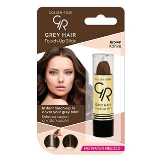 Golden Rose Grey Hair Touch-up Stick No.05 Brown - Easy, Temporary Hair Color Solution for Grey Hair Cover Golden Rose Grey Hair Touch-up Stick No.05 Brown Grey Hair Touch-up Stick, Temporary Hair Color, Hair Touch-up, Grey Hair Cover, Brown Hair Color, Hair Care, Cosmetics, Beauty Products, Hair Coloring, Salon Alternatives, Convenience Beauty, Portable Hair Care