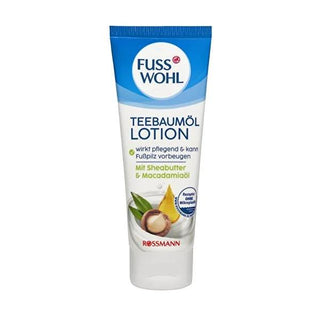 Fusswohl Foot Care Lotion with Tea Tree Oil - Moisturizing & Softening Foot Lotion for Dry Feet - 2.54 fl oz Fusswohl Foot Care Lotion - Moisturizing & Softening Foot Care Lotion, Tea Tree Oil Foot Cream, Moisturizing Foot Lotion, Softening Foot Care, Natural Foot Cream, foot care products, moisturizing foot cream, dry foot relief, foot moisturizer, tea tree oil benefits