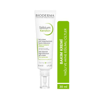 Bioderma Sebium Kerato+ Anti-Blemish Gel-Cream for Acne-Prone Skin - Salicyli...