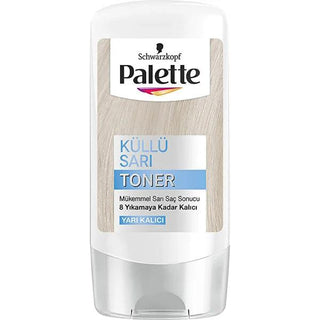 Palette Hair Toner - Cool Blonde Hair Color, Semi-Permanent Hair Dye for Blonde Hair, 5.07 fl oz Palette Hair Toner - Cool Blonde Hair Color hair toner, blonde hair toner, cool blonde hair color, semi-permanent hair dye, Palette hair toner, blonde hair care, hair color correction, ashy blonde hair, temporary hair color, hair dye for blonde hair