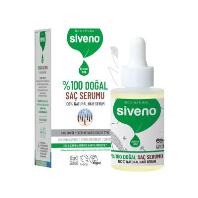 Siveno Natural Hair Serum - 100% Organic Hair Care for Dry & Damaged Hair