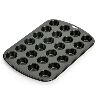 Kaiser Mini Muffin Pan: 24-Cup Non-Stick Baking Pan for Perfect Cupcakes and Muffins - Easy Clean, Professional Quality Kaiser Mini Muffin Pan: Non-Stick 24-Cup Baking Pan muffin pan, mini muffin pan, 24 muffin pan, non-stick muffin pan, cupcake pan, baking pan, mini cupcake pan, metal muffin pan, small muffin pan, home baker, easy clean, baking, mini desserts, parties, gatherings, desserts, cupcakes, bakeware, kitchen, cooking, nonstick, metal, easy to use, oven, baking tool, muffins, mini muffins, Kaiser,