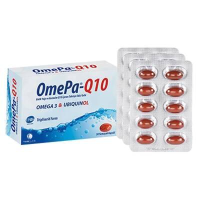 Omepa-Q10: Ultra-Absorbable Omega-3 Ubiquinol Supplement for Heart & Brain Health - 600mg Omega-3, 100mg Kaneka Ubiquino