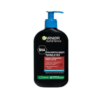 Garnier Blackhead Removal Face Cleansing Gel - Oil Control, Mattifying, Dermatologically Tested - 8.45 fl oz Garnier Blackhead Removal Face Cleanser - 8.45 fl oz Garnier face cleanser, blackhead removal face wash, oil control face gel, dermatologically tested face cleanser, BHA face cleanser, charcoal face wash, daily facial cleanser for oily skin, mattifying face cleanser, skincare for oily skin, blackhead solution, Garnier skincare, face cleansing gel, acne prone skin care, oily skin solutions, natural ch