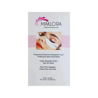 Maklora Professional Silk Eyelash Extension Pads Under Eye Patches - 20 Pieces, Gentle & Effective Application Maklora Silk Eyelash Extension Pads - Gentle & Effective eyelash extension pads, silk eyelash pads, under-eye patches, professional eyelash tools, Maklora eyelash products, beauty professionals, eyelash extension supplies, cosmetic tools, beauty accessories, gentle eyelash removal, precise under-eye application