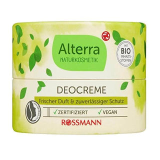 Alterra Natural Deodorant Cream with Shea Butter, Vegan & Dermatologically Approved - 1.69 fl oz Alterra Natural Deodorant Cream - Vegan & Dermatologically Approved Natural Deodorant Cream, Vegan Deodorant, Shea Butter Deodorant, Dermatologically Approved Deodorant, Natrue Certified Cosmetics, Personal Care, Natural Skincare, Vegan Skincare, Deodorant, Natural Ingredients, Sensitive Skin Products