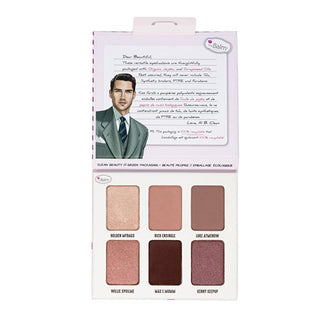 thebalm male order eye shadow palette front view, thebalm male order eye shadow palette color swatches, thebalm male order eye shadow palette with brush theBalm Male Order Eye Shadow Palette - High Pigment Shades for Makeup Enthusiasts | 6 Colors theBalm Male Order Eye Shadow Palette thebalm, eye-shadow, makeup-palette, high-pigment, meloealogy-tips, organic-ingredients, beauty, makeup-enthusiasts, ai-generated, cosmetic