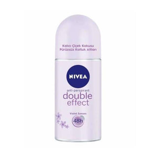 Nivea Double Effect Deodorant Roll-on - 50ml Antiperspirant & Deodorizing Benefits