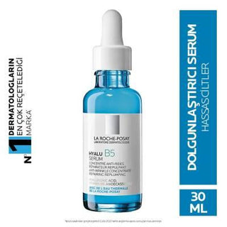 la roche posay hyalu b5 wrinkle serum bottle, anti-wrinkle serum application on skin, la roche posay skincare product with pump La Roche Posay Hyalu B5 Serum - Wrinkle Reduction | 30 ml La Roche Posay Hyalu B5 Serum | Anti-Wrinkle & Hydrating la-roche-posay, hyalu-b5-serum, anti-wrinkle, hydrating-serum, skincare, facial-care, moisturizer, hyaluronic-acid, vitamin-b5, ai-generated