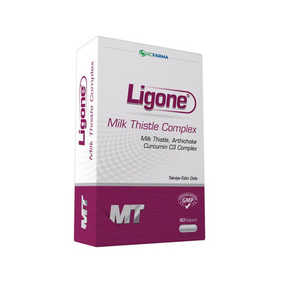 Ligone Milk Thistle Complex Supplement - Liver Support & Digestive Health - 60 Capsules