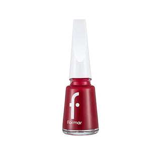 Flormar Nail Enamel 128 Bordeaux Scream - Long-Lasting Shine | 11 ml