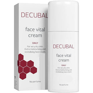 Decubal Moisturizing Face Cream for Dry & Sensitive Skin - Fragrance-Free, Natural Ingredients - 1.69 fl oz Decubal Face Cream for Dry Skin - Fragrance-Free & Natural moisturizing face cream, dry skin care, sensitive skin moisturizer, fragrance-free face cream, natural ingredients skincare, dry skin relief, sensitive skin solution, nourishing face cream, hydrating moisturizer, skincare for dry skin, Decubal Face Vital, face cream for dry skin, natural face moisturizer
