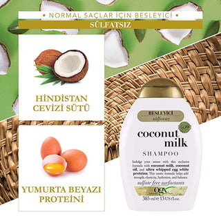 Ogx Coconut Milk Nourishing Shampoo 385ml