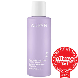 Alpyn Beauty Pore Perfecting Liquid Exfoliator with 2% BHA + Borage - Non-Drying, Vegan Skincare for Minimized Pores Alpyn Beauty Liquid Exfoliator - Pore Minimizing, Vegan Skincare liquid exfoliator, salicylic acid, BHA, vegan skincare, cruelty-free beauty, non-drying exfoliant, pore minimizing, gluten-free cosmetics, skincare, exfoliators, vegan beauty products, cruelty-free skincare, salicylic acid skincare, borage extract, vitamin C skincare, eco-friendly beauty products, sustainable skincare, clean bea