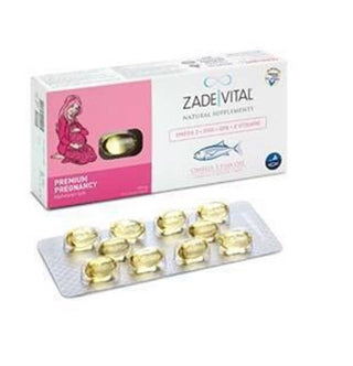 Zade Vital Premium Pregnancy 900 mg 60 Soft Capsules