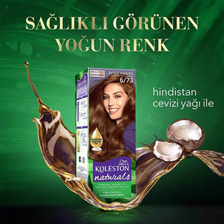 Wella Koleston Naturals Hair Color 6/73 Moonlight Brown - Intense Color
