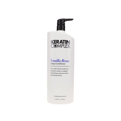 Keratin Complex Keratin Hair Cream with Vanilla Bean Extract - Nourishing & Conditioning Hair Treatment for Dry/Damaged 
