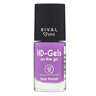 Rival Loves Me Hd-Gels Oje No.37 Violet Whisper Jel Efekt Nail Gel Polish - Intense Violet Nail Color, Gel-Like Finish, 
