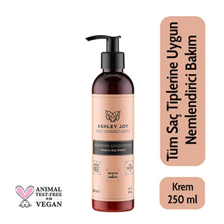 Ashley Joy Repairing Hair Conditioner - Sweet Almond Oil & Shea Butter for Damaged Hair, Volume & Shine - Natural Hair Detangler (8.45 fl oz) Ashley Joy Repairing Hair Conditioner: Almond Oil & Shea Butter hair conditioner, repairing hair conditioner, sweet almond oil hair conditioner, shea butter hair conditioner, volumizing hair conditioner, shine enhancing conditioner, hair damage repair, dry hair conditioner, natural hair conditioner, hair detangler, almond oil, shea butter, hair repair, damaged hair, d