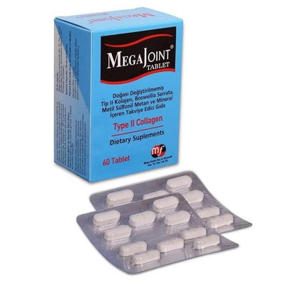 Mega Joint Tip 2 Collagen - Joint Health Supplement with Type II Collagen, Boswellia Serrata & MSM for Pain Relief
