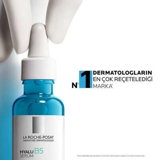 la roche posay hyalu b5 wrinkle serum bottle, anti-wrinkle serum application on skin, la roche posay skincare product with pump La Roche Posay Hyalu B5 Serum - Wrinkle Reduction | 30 ml La Roche Posay Hyalu B5 Serum | Anti-Wrinkle & Hydrating la-roche-posay, hyalu-b5-serum, anti-wrinkle, hydrating-serum, skincare, facial-care, moisturizer, hyaluronic-acid, vitamin-b5, ai-generated