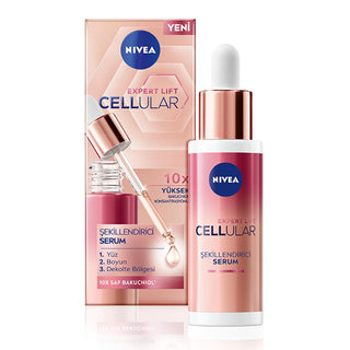 Nivea Cellular Expert Lift Bakuchiol Serum: Natural Retinol Alternative for Anti-Aging, Wrinkle Reduction & Skin Firming - Face, Neck & Décolleté Nivea Bakuchiol Serum: Natural Anti-Aging & Wrinkle Reduction Nivea serum, Bakuchiol serum, natural retinol alternative, anti-aging serum, wrinkle reduction serum, skin firming serum, neck and decollete serum, sensitive skin serum, Cellular Expert Lift, face serum, retinol alternative, face serum, neck serum, decollete serum, anti-aging, wrinkle reduction, skin fi