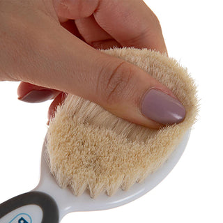 Babyjem Natural Bristle Baby Hair Brush and Comb Set - Gentle Infant Hair Care, Soft Bristles, Safe Rounded Comb Babyjem Natural Bristle Brush & Comb - Gentle Baby Hair Care baby hair brush, baby comb, natural bristle brush, infant hair care, gentle baby brush, baby grooming set, soft bristle baby brush, newborn hair brush, baby hair comb set, baby hair care, natural hair brush, soft comb, infant grooming, baby accessories, newborn essentials, gift for new parents, natural baby products, gentle hair care, b