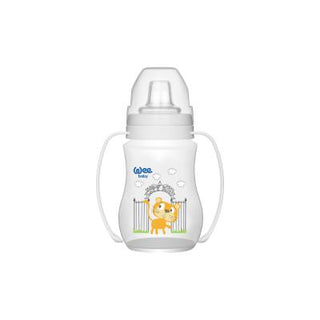 wee baby non-spill training cup 250ml, ergonomic design of wee baby training cup, non-spill feature of wee baby cup Wee Baby Non-Spill PP Training Cup - 250ml | 6+ Months Wee Baby Non-Spill Training Cup - 250ml wee-baby, non-spill-cup, training-cup, baby-products, infant-cup, parenting, caregivers, baby-drinking, bpa-free, ai-generated