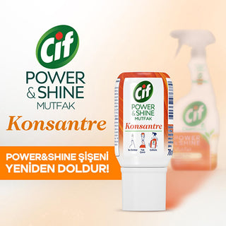 cif power and shine concentrate 70 ml bottle, cif cleaning spray in action Cif Power & Shine Concentrate Spray - Refresh Your Cleaning Routine | 70 ml Cif Power & Shine Concentrate Spray - 70 ml cif, power-and-shine, cleaning-spray, grease-remover, kitchen-cleaning, refillable-spray, cleanboost-technology, eco-friendly-cleaning, portable-cleaning, ai-generated