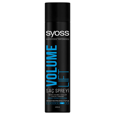 Syoss Volume Lift Hair Spray: Achieve 48H Lasting Volume & Thicker Hair - Hair Strengthening Spray