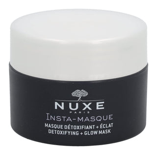 Nuxe Insta-Masque Detoxifying + Glow Mask 50ml - Detoxifying Face Mask with Charcoal & Rose Water for All Skin Types