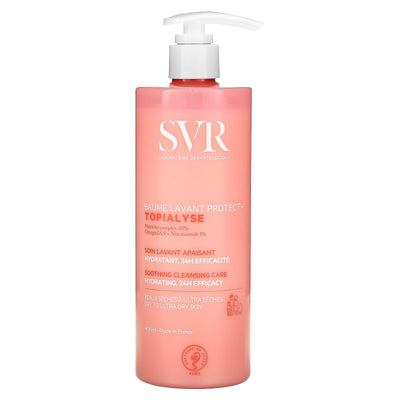 SVR Topialyse Gel Lavant Cleansing Gel for Sensitive Skin - Gentle, Non-Irritating, Family-Friendly Cleanser