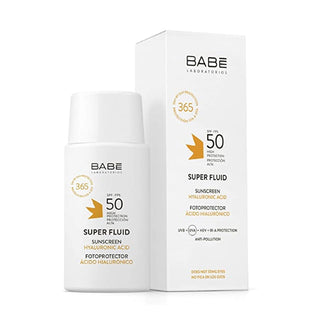 Babe Super Fluid Sunscreen SPF50 50ml Code