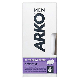 Arko Men Sensitive Post Shave Cream 50ml - Soothing Formula | Men’s Grooming