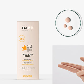 Babe Transparent Sunscreen Spray SPF50 - Non-Greasy, Waterproof Sun Protection for Outdoor Activities