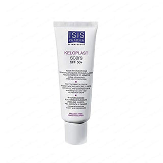 Isis Pharma Keloplast Scars SPF50+ Cream - Non-Greasy Scar Repair with High Sun Protection