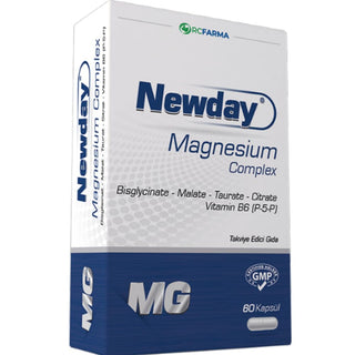 Newday Magnezyum Complex - Nutritional Supplement | 60 Capsules