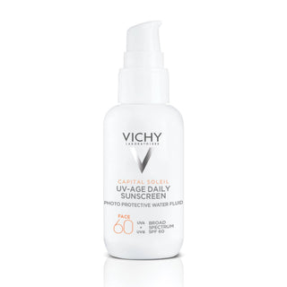 Vichy Capital Soleil UV-Clear SPF50+ Sunscreen for Oily & Acne-Prone Skin - Mattifying, Water-Resistant Formula