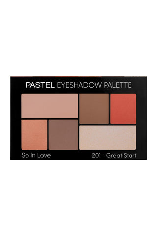 Pastel Eyeshadow Palette So In Love Green Start Color No 201