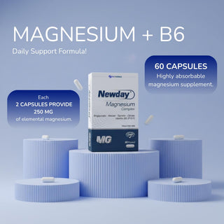 Newday Magnezyum Complex - Nutritional Supplement | 60 Capsules