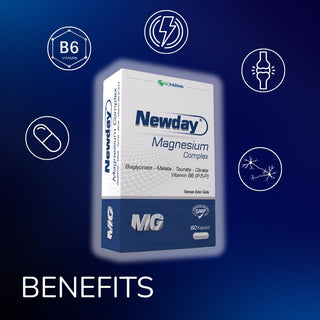 Newday Magnezyum Complex - Nutritional Supplement | 60 Capsules