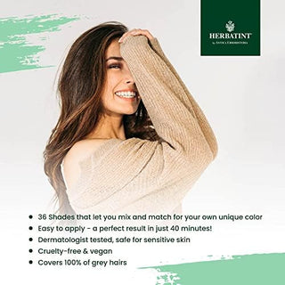 Herbatint Permanent Haircolor Gel, 6N Dark Blonde