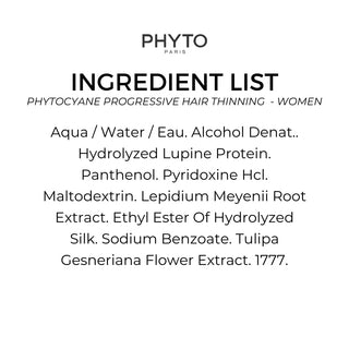Phyto Phytocyane Anti-Hair Loss Treatment For Women - 12 x 5ml Single-Use Doses, Promotes Hair Health & Reduces Thinning