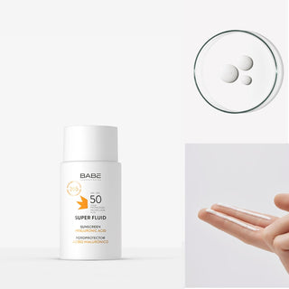 Babe Super Fluid Sunscreen SPF50 50ml Code